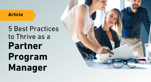 5 Best Practices to Thrive as a Partner Program Manager