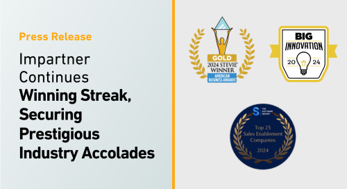 Impartner Continues Winning Streak, Securing Prestigious Industry Accolades