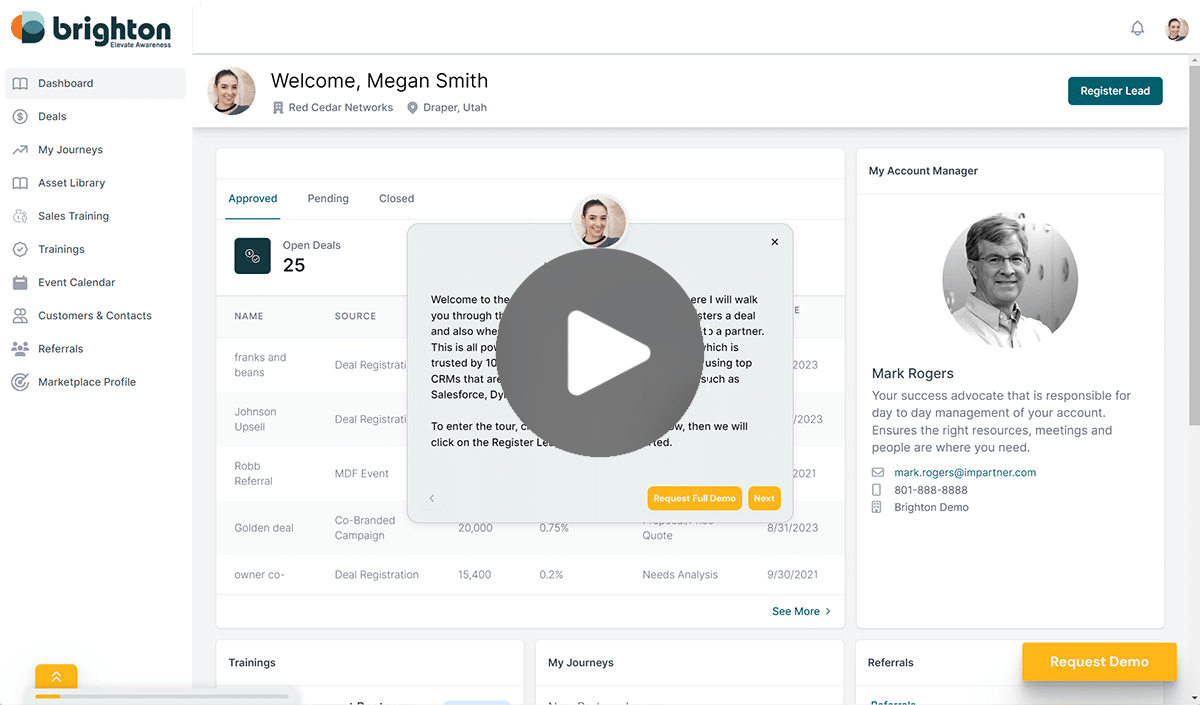 Product Tour CRM