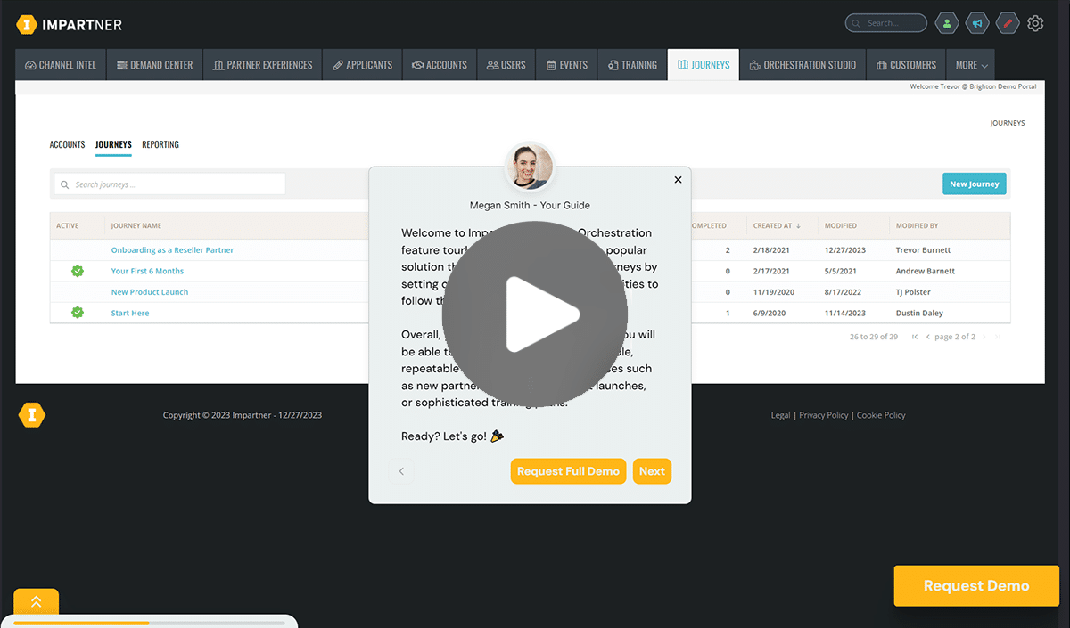 Impartner Journey Builder