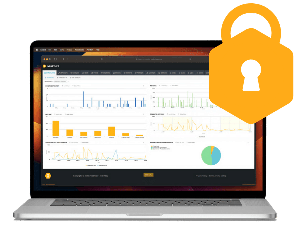 Landing Page Cybersecurity TCMA email on desktop