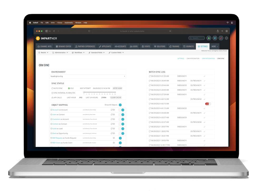 Product-Detail-Integrations-Salesforce Salesforce animated screen