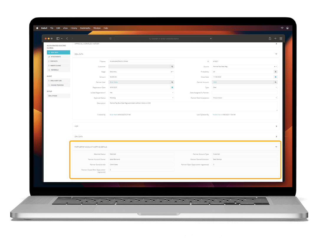 Partnertap integration Partnertap integration